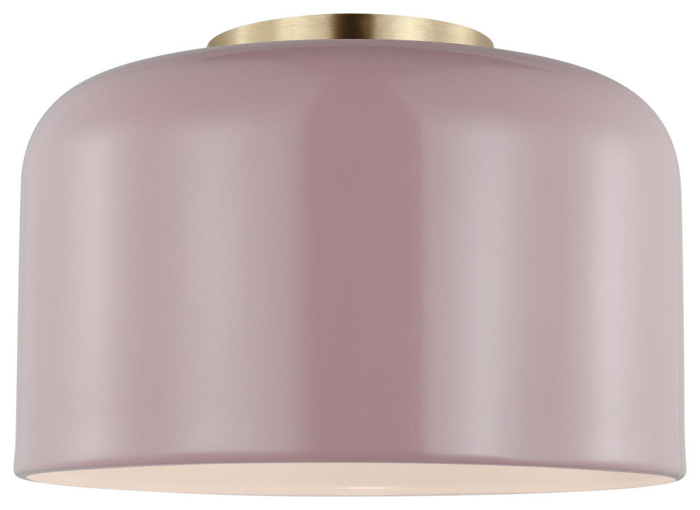 Malone Small Ceiling Flush Mount, Rose