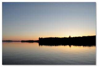 Nicole Dietz 'Moosehead Lake Sunset' Canvas Art, 19x12