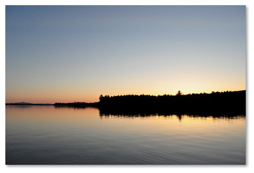 Nicole Dietz 'Moosehead Lake Sunset' Canvas Art, 19x12