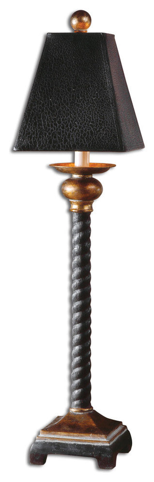 Bellcord Black Buffet Lamp