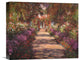 "A Lane In Monets Garden Giverny II" Canvas Giclee by Claude Monet, 16"x13"