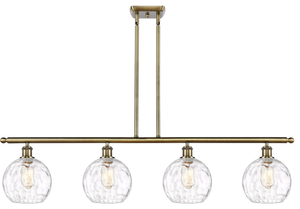 Innovations 516-4I-AB-G1215-8 4 Light Island Light, Antique Brass