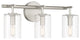 Hailie Vanity 3  Light  Satin Nickel