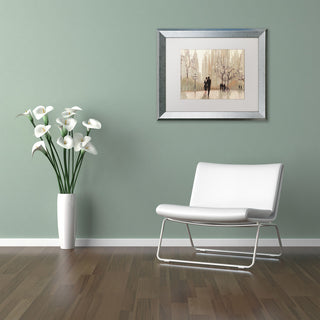 'An Evening Out Neutral' Silver Framed Canvas Art by Julia Purinton