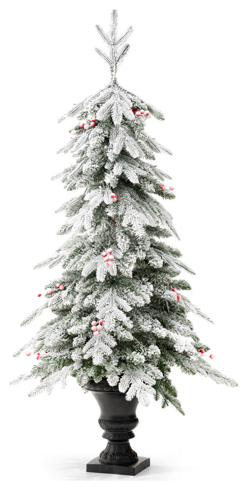 5' Pre-Lit Artificial Christmas Porch Tree