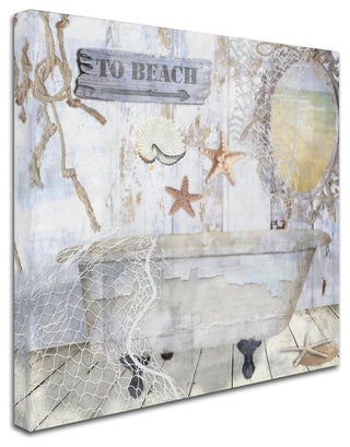 Color Bakery 'Beach House I' Canvas Art, 14x14