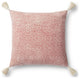 Loloi P0621 Pink 22" x 22" Cover Only Pillow