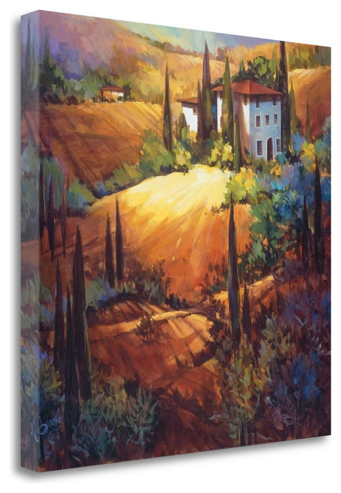 "Morning Light Tuscany" By Nancy Otoole, Giclee Print on Gallery Wrap Canvas