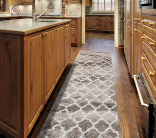 Noori Rug Shag Ava Beige/Ivory Runner