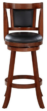 Avianna Swivel Stool, Cherry, Bar Height