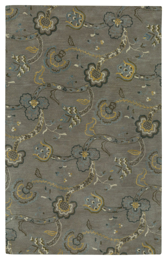 Capel Williamsburg Sheffield Silver Beige 3205_310 Hand Tufted Rugs - 5' X 8' Re