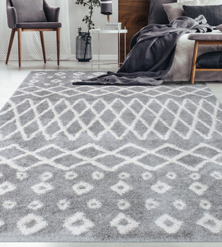 Noori Rug Shag Roy Silver/Ivory Rug
