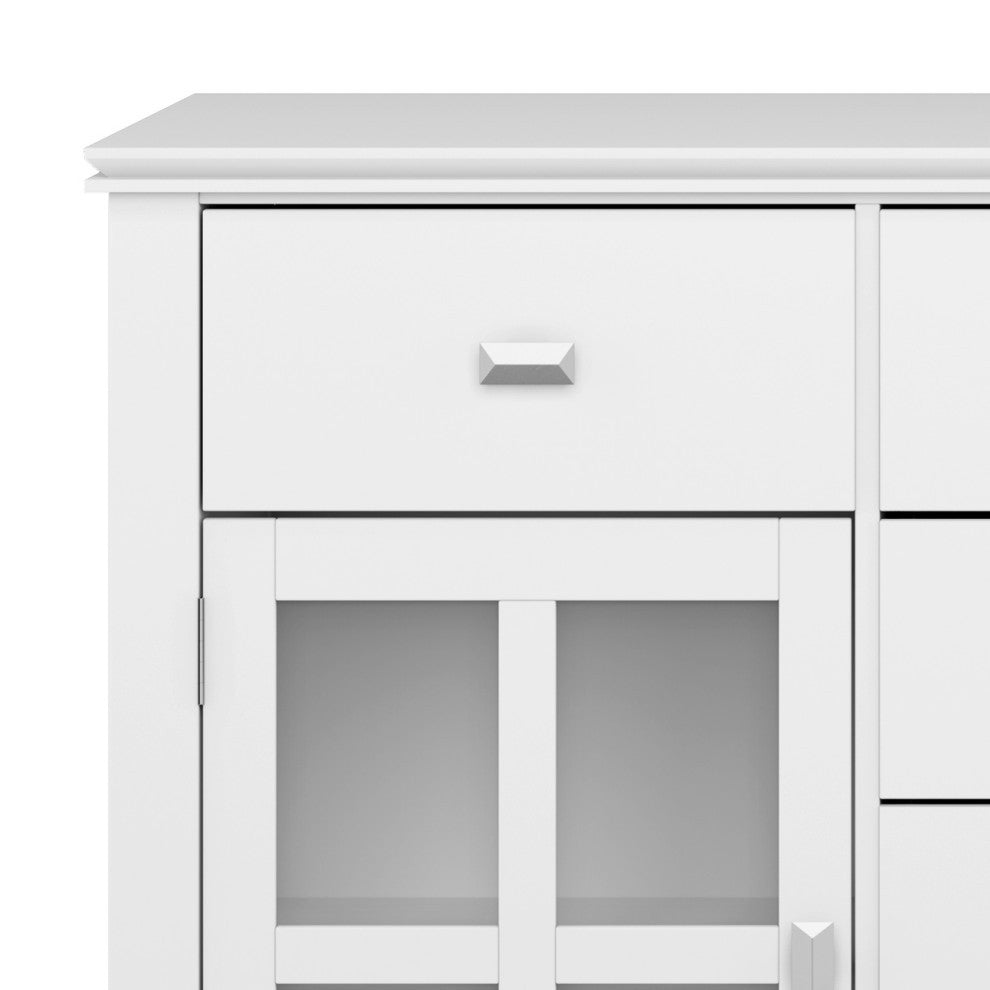 Artisan Solid Wood Sideboard Buffet, White