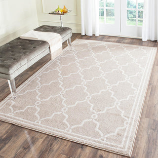 Safavieh Amherst Amt414S Geometric Outdoor Rug, Wheat/Beige, 11'0"x16'0"