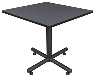 Kobe 36" Square Breakroom Table, Gray