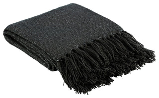 Tilda TID-012 50"x60" Throw Blanket, Charcoal