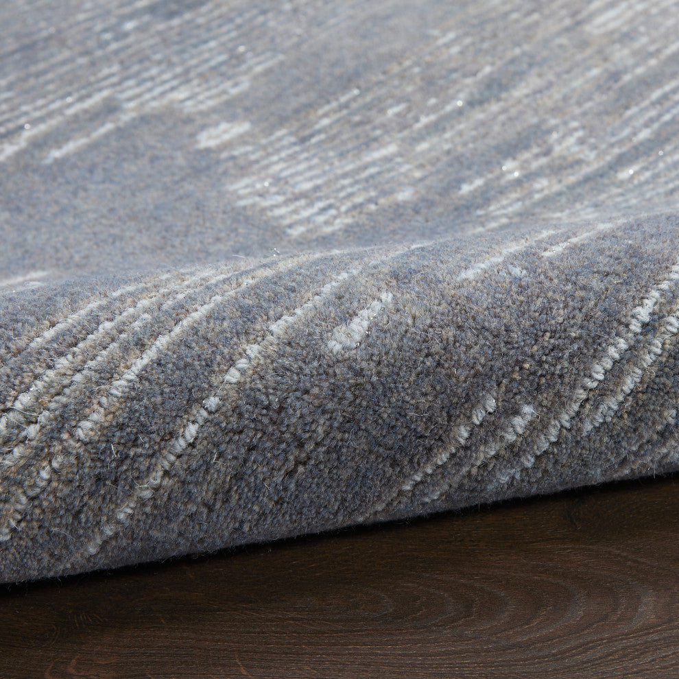 Michael Amini Ma30 Star 2'3" x 8' Blue Modern Indoor Rug