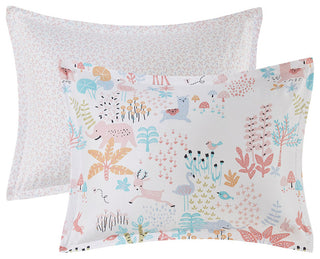 Kids Iris Forest Animal Friends Comforter Set, Twin