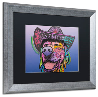 Dean Russo 'Penelope Custom-4' Art, Silver Frame, Black Mat, 20x16