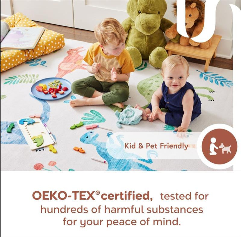 Nuloom Cleora Vintage Floral Machine Washable Area Rug, Taupe 4'x6'