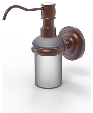 Prestige Que New Wall Mounted Soap Dispenser, Antique Copper