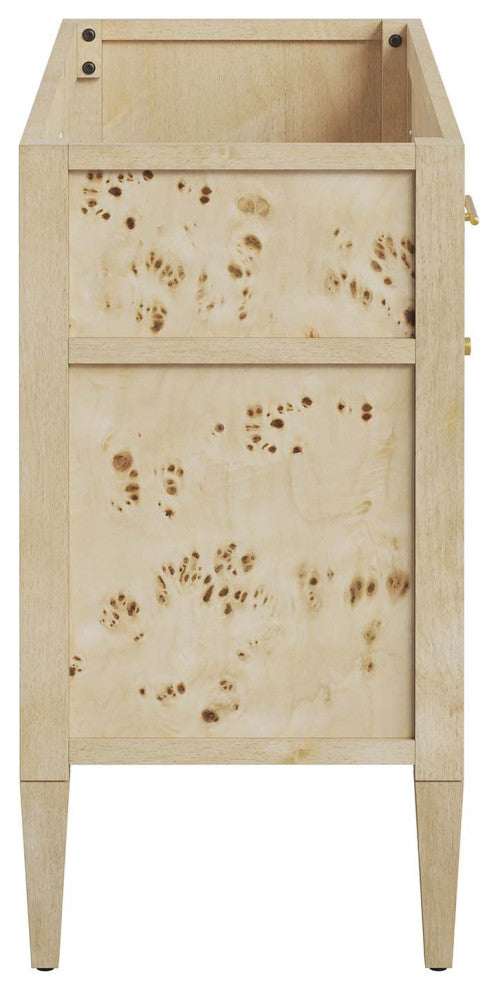 Elysian 48" Double Sink Bathroom Vanity - Burl