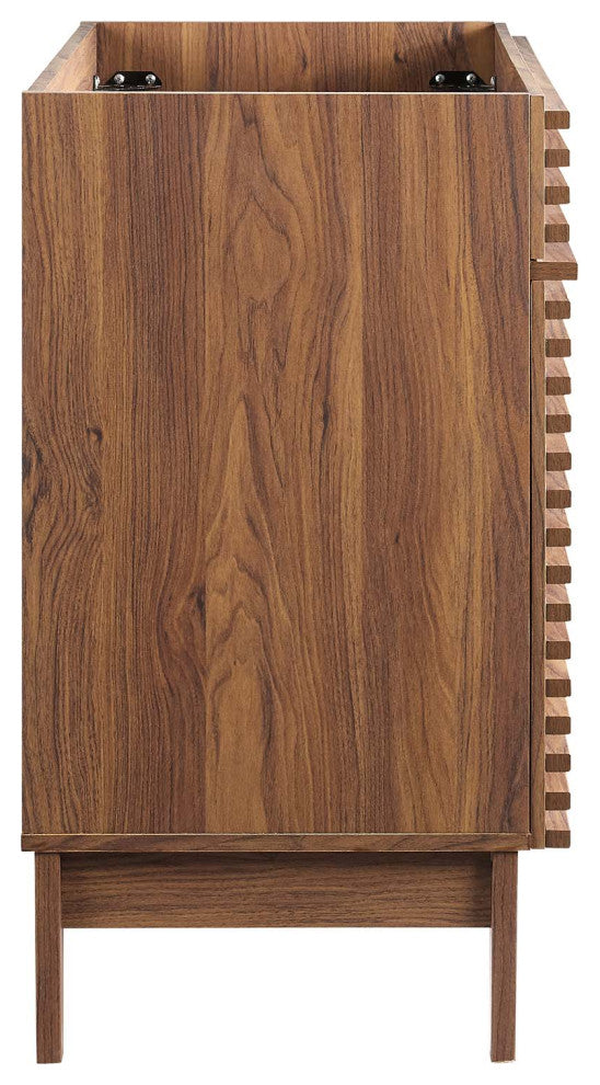 Render 36" Bathroom Vanity Cabinet, Walnut