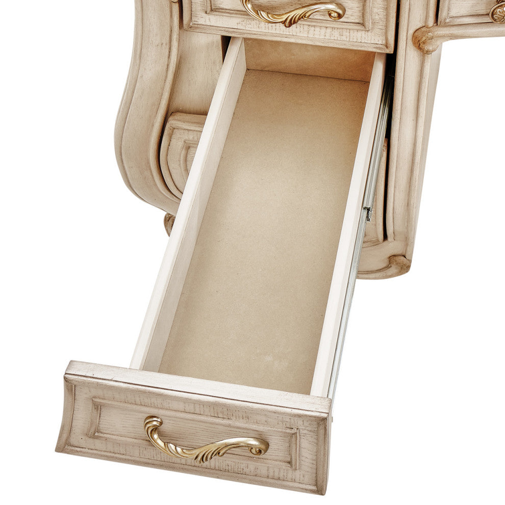 Platine de Royale Vanity Desk - Champagne