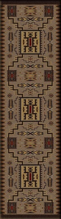 Storm Catcher Rug, Brown, 2'x8', Runner