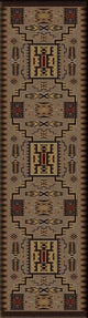 Storm Catcher Rug, Brown, 2'x8', Runner