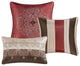 Madison Park Donovan 7 Piece Jacquard Comforter Set, Red