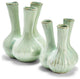 Two's Company Celadon 3 Stem Vases, Set of 2