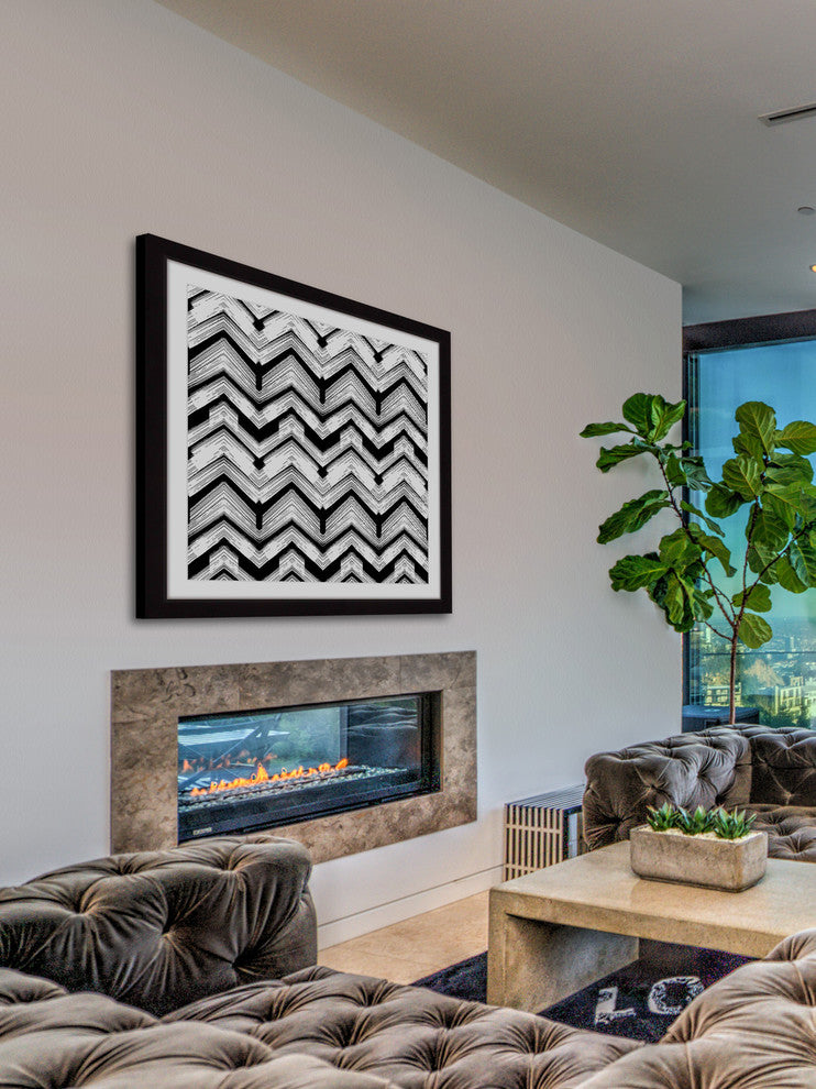 "Rooftops" Framed Art Print