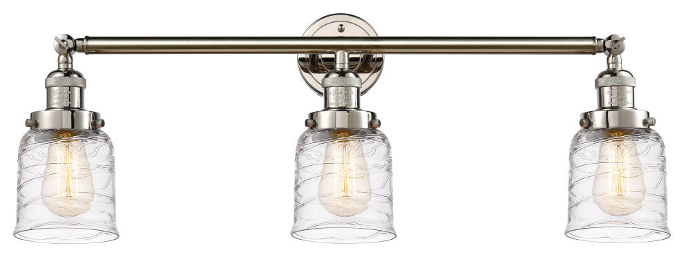 INNOVATIONS 205-PN-G513-LED 3-Light Bath Vanity Light Polished Nickel