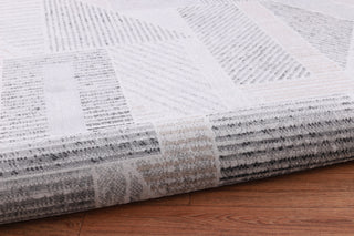 Low-Pile Auden Gray/Beige Rug, Gray, 10'x14'