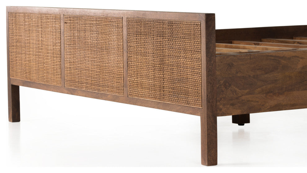 Sydney Bed-Brown Wash-Queen
