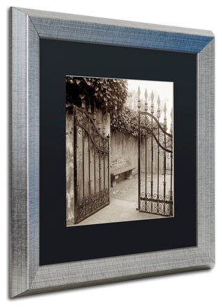 Alan Blaustein 'Avignon I' Art, Silver Frame, Black Mat, 16x16