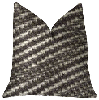 Abigail Charcoal Luxury Throw Pillow, 16"x16"