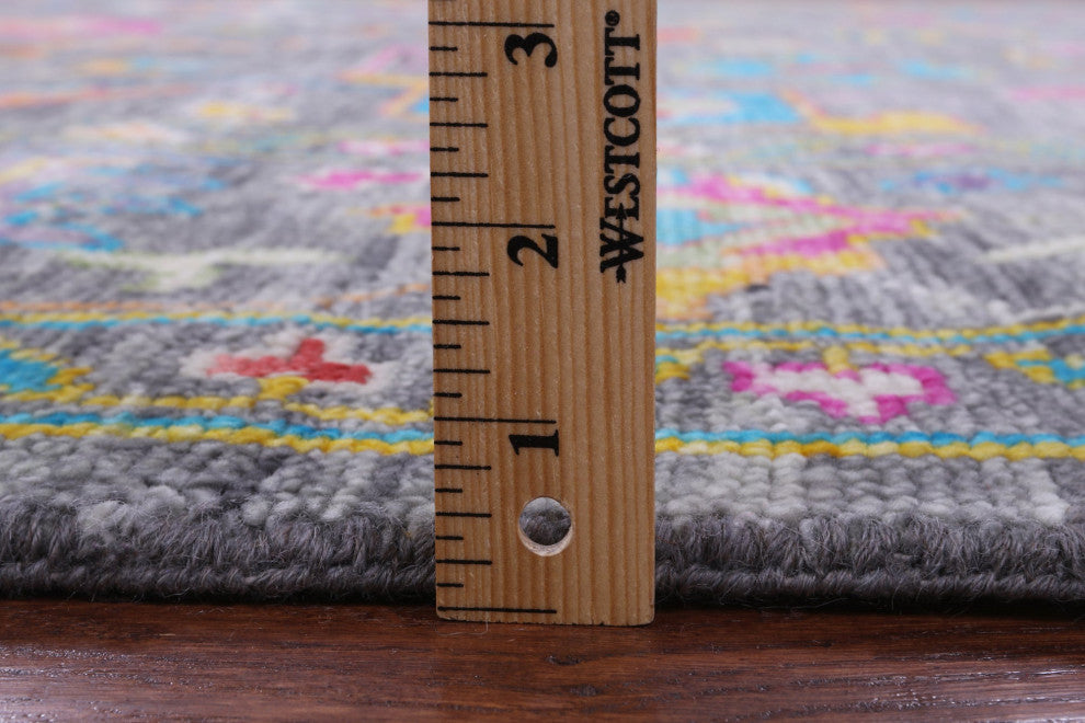 9' Square Turkish Oushak Handmade Wool Rug - Q15583