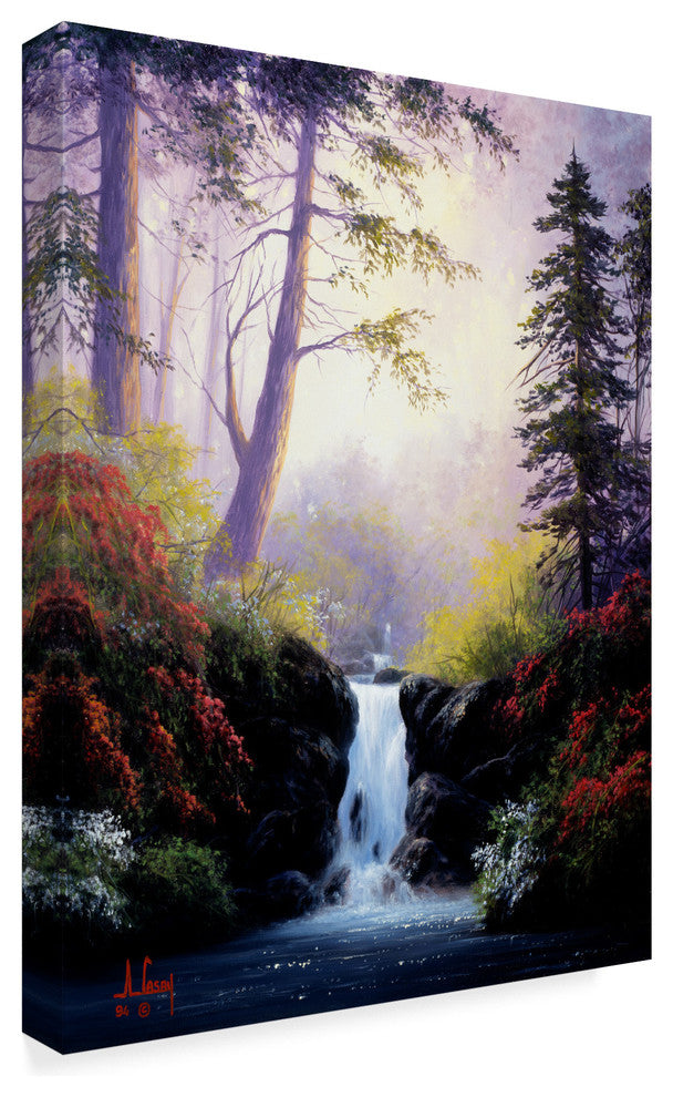 "Forest Scene" by Anthony Casay, Canvas Art, 19"x14"