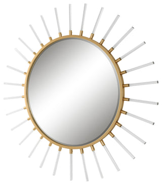 Uttermost 09883 Oracle 55-1/4" Diameter Sunburst Framed Bathroom - Gold Leaf