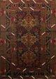 Ahgly Company Indoor Rectangle Mid-Century Modern Area Rugs, 5' x 8'
