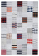 Rug N Carpet - Handmade Anatolian 6' 8'' x 9' 10'' Rustic Patchwork Kilim Rug