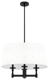 Briargrove Matte Black 4 Light Chandelier Ceiling