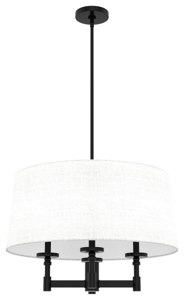Briargrove Matte Black 4 Light Chandelier Ceiling