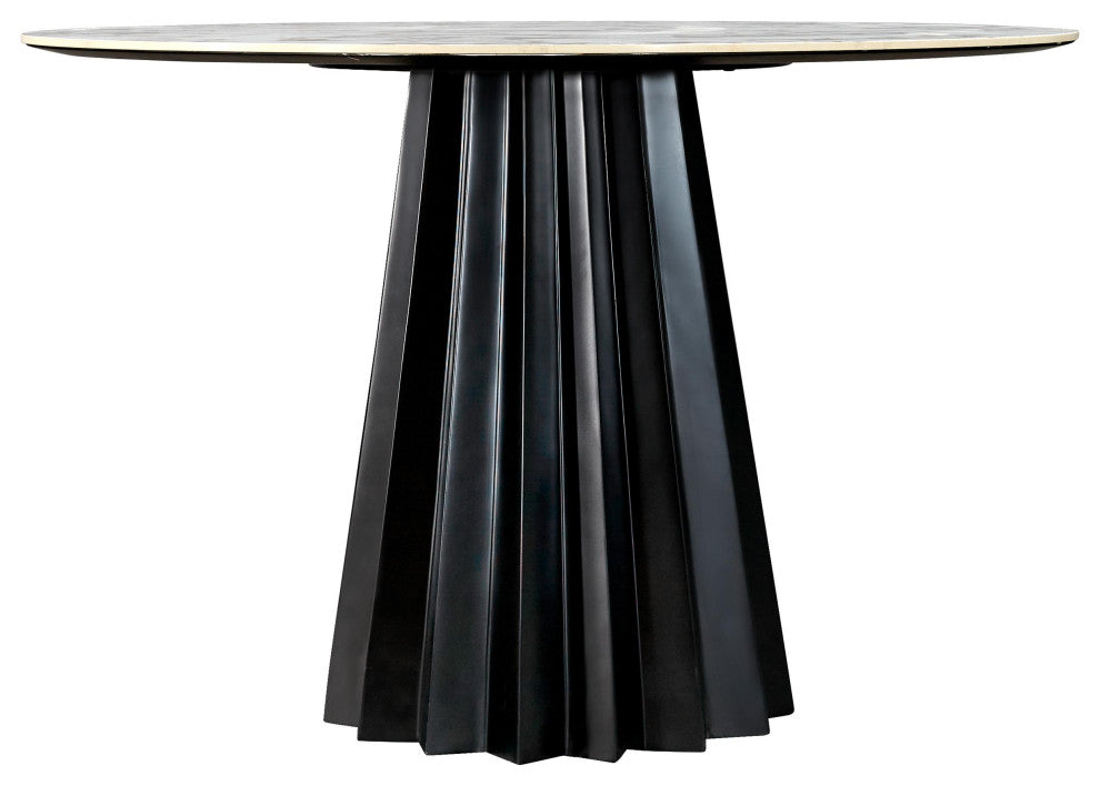 Jimena Marble 47" Round Dining Table