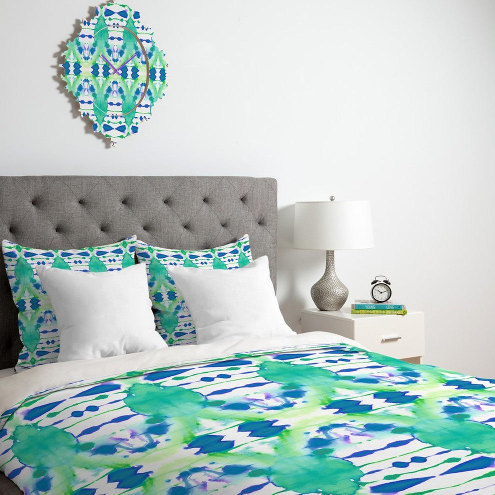 Amy Sia Inky Oceans Duvet Cover, Twin