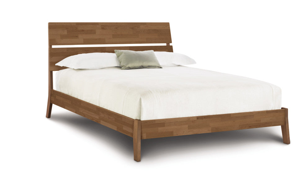 Linn Bed, Saddle Cherry, King
