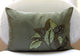 Green Rectangular Pillow Covers 12"x26" Silk, All About Leaves