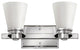 Hinkley Avon Small Two Light Vanity, Chrome